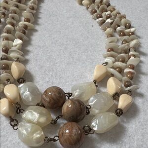 Elegant Multi-Strand Beaded Necklace